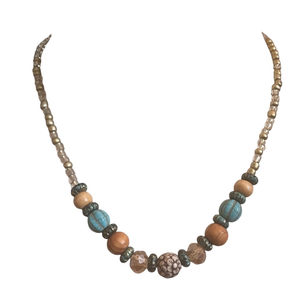 🏷️ Handcrafted Beaded Necklace - Multicolor